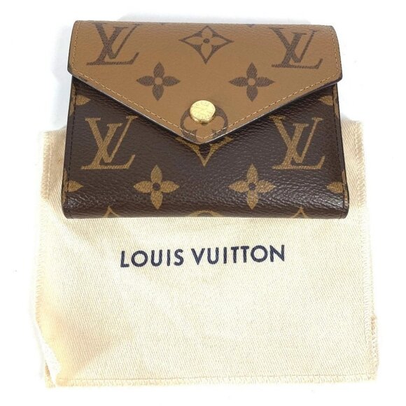 LOUIS VUITTON M81557 Monogram reverse Portefeuille-Victorine Tri-fold Wallet - Picture 1 of 14